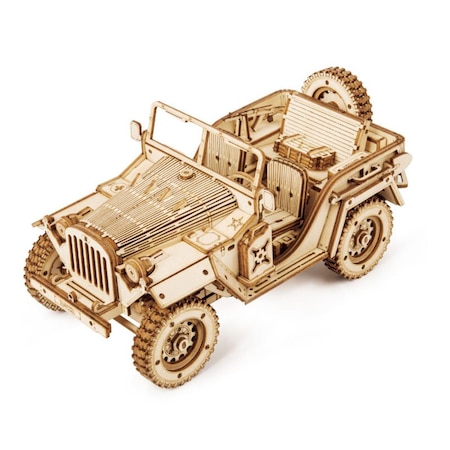 Bullicio Scale Model Vehicles Army 4x4 Field Car BU3518499